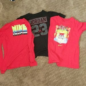 Nike tees set of three boys XL